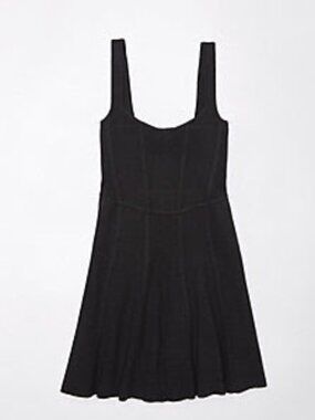 AE Ribbed Corset Dress - sweater-like material